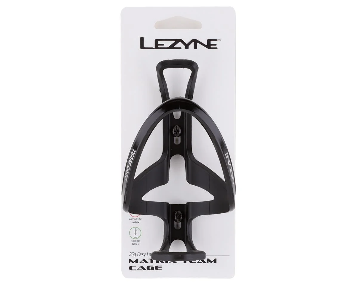 Lezyne Matrix Team Water Bottle Cage (Black) - view 2